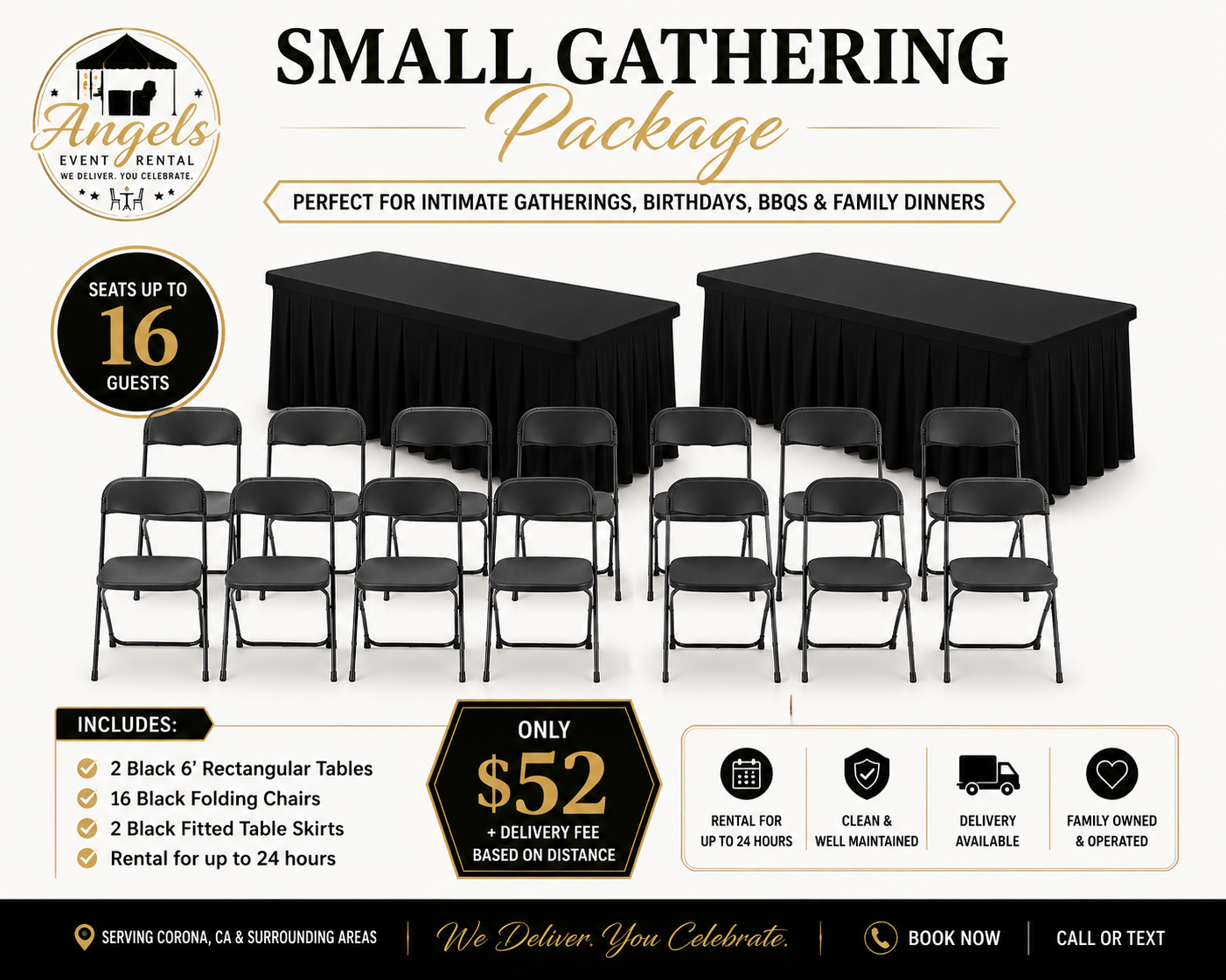 Small Gathering Party Package