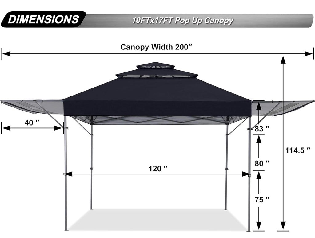 Canopy Vent Top Adjustable Awnings