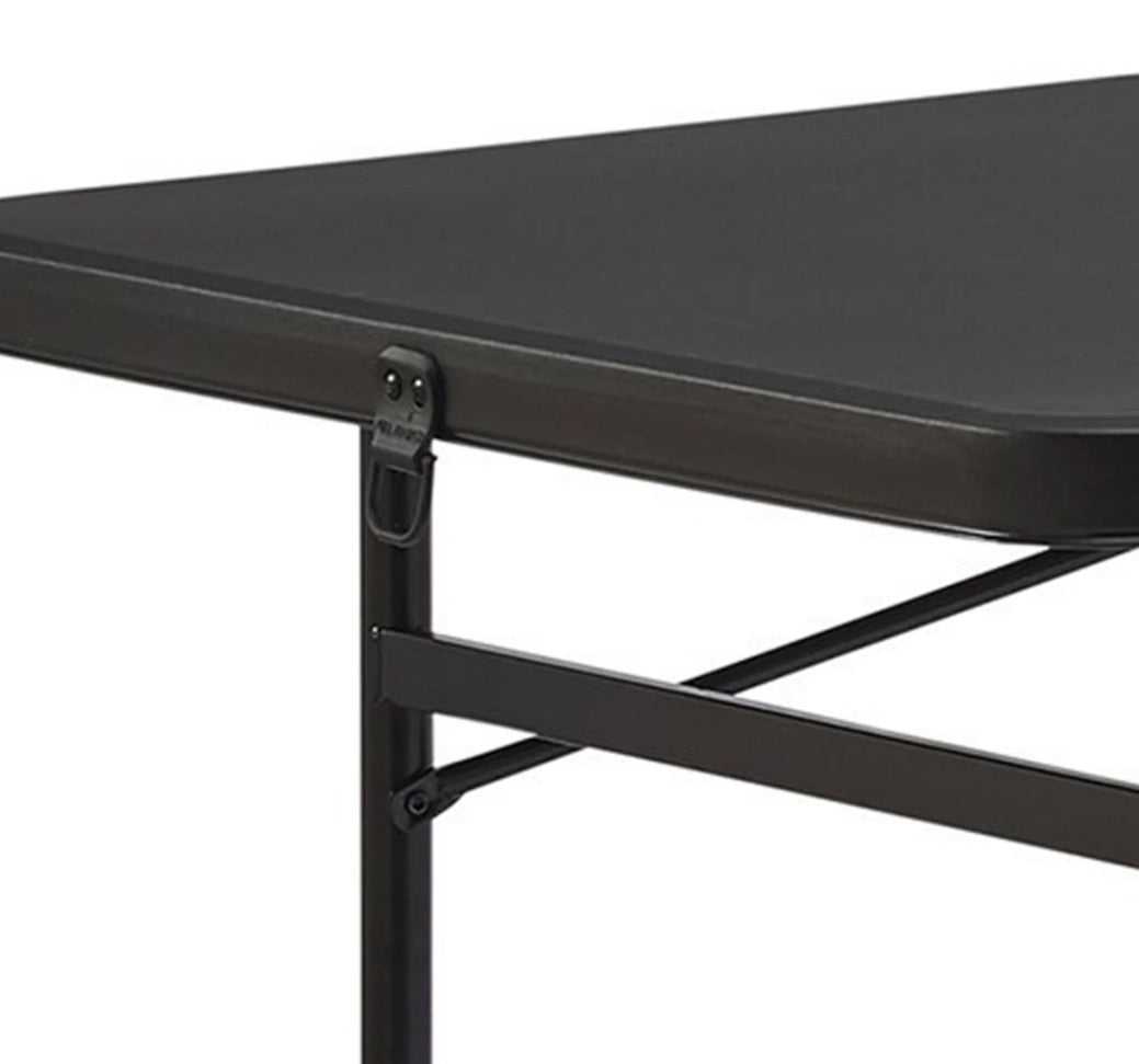Black 6ft Rectangular Foldable tables
