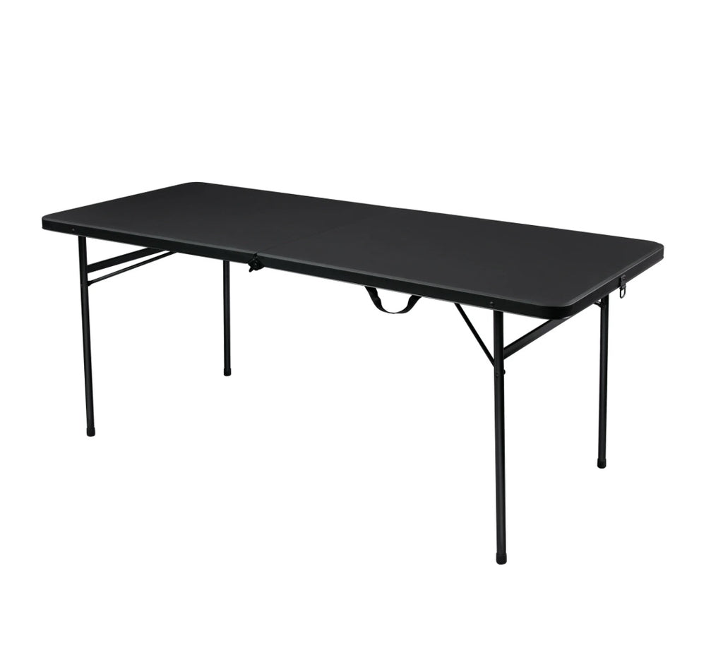 Black 6ft Rectangular Foldable tables
